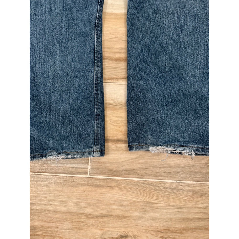 Wrangler Advanced Comfort Regular Fit Mens Jeans 46x32 Blue Denim Cowboy Cut - Picture 7 of 8